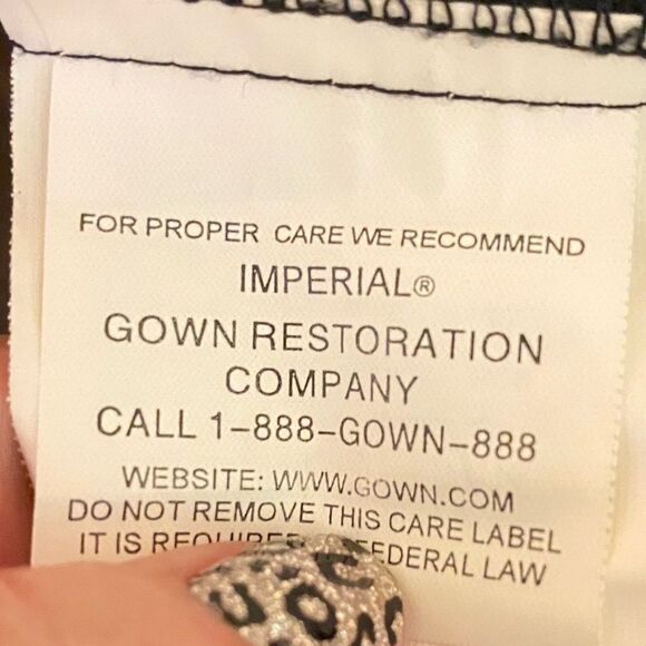 Cameron Blake Elegant Black Evening Gown Sleeveless Layered Midi Womens Sz 20 - Picture 6 of 7